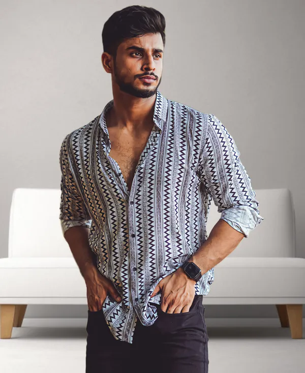 Black_Lycra_Blend_Full_Sleeve_Printed_Shirt_For_Men