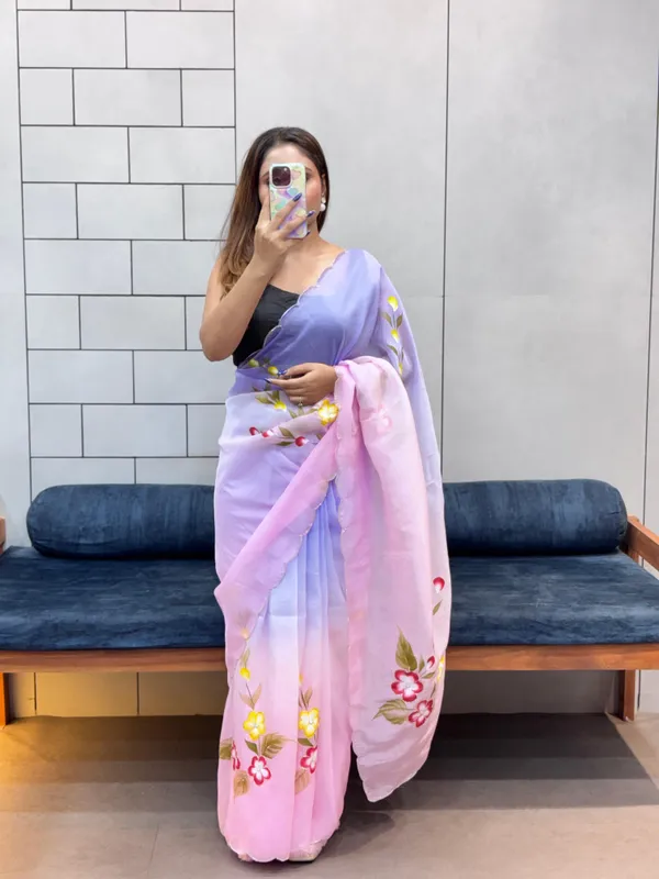Multi_Soft_Silk_Premium_&_Elegant_Saree_With_Unstiched_Blouse