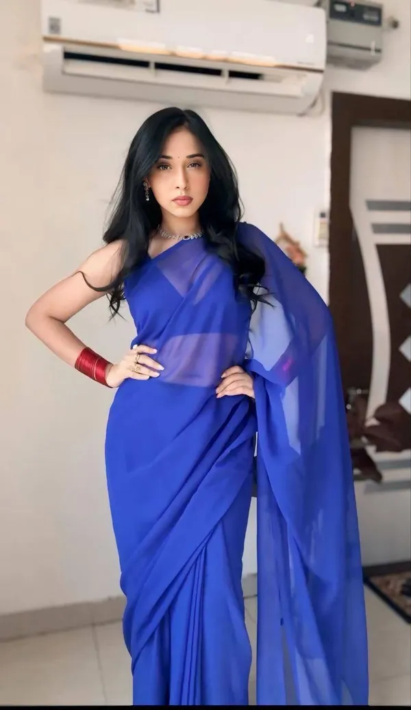 Royal_Blue_Georgette_Premium_&_Elegant_Saree_With_Unstiched_Blouse