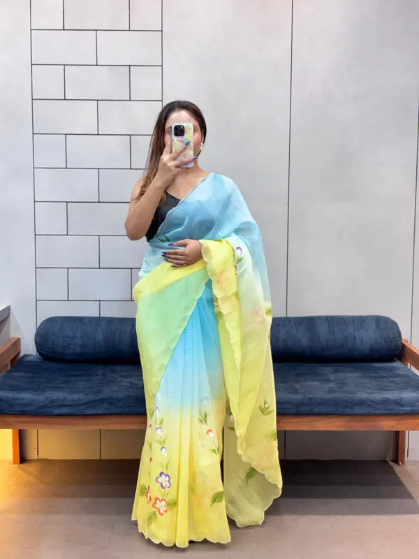 Multi_Soft_Silk_Premium_&_Elegant_Saree_With_Unstiched_Blouse