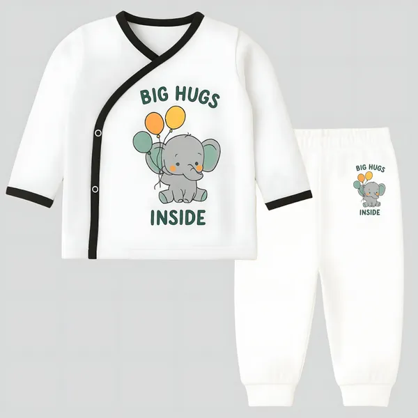 Multicolor_Premium_Cotton_Jhabla_&_Pyjama_For_Kids_(Pack_Of_2)