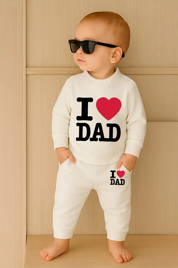 White_Premium_Cotton_Sweatshirt_&_Pyjama_Set_For_Kids