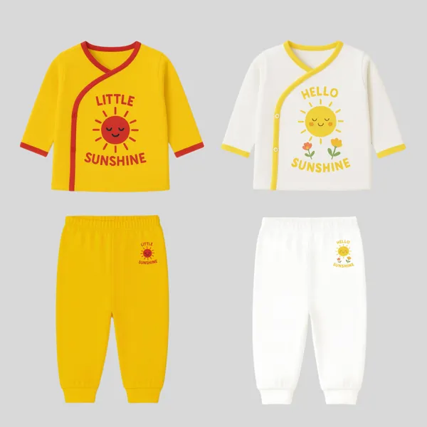Multicolor_Premium_Cotton_Jhabla_&_Pyjama_For_Kids_(Pack_Of_2)