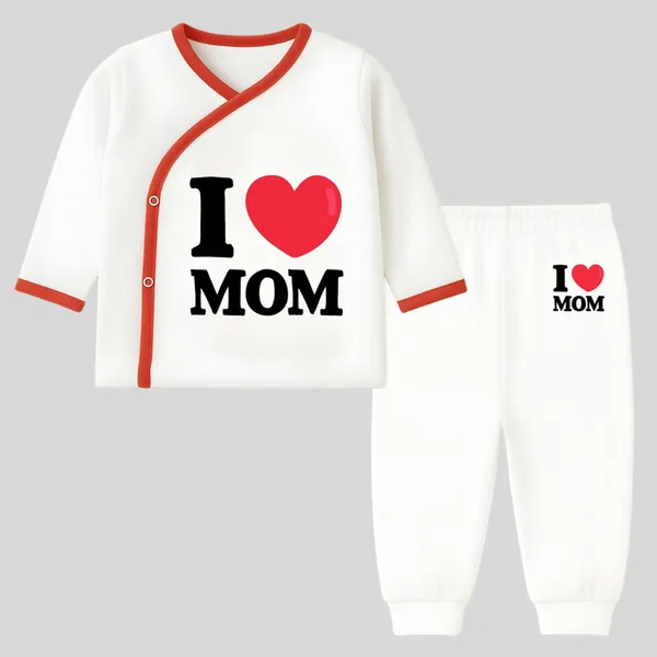 White_Premium_Cotton_Jhabla_&_Pyjama_For_Kids_(Pack_Of_2)