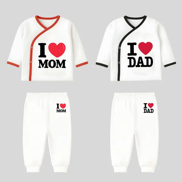White_Premium_Cotton_Jhabla_&_Pyjama_For_Kids_(Pack_Of_2)