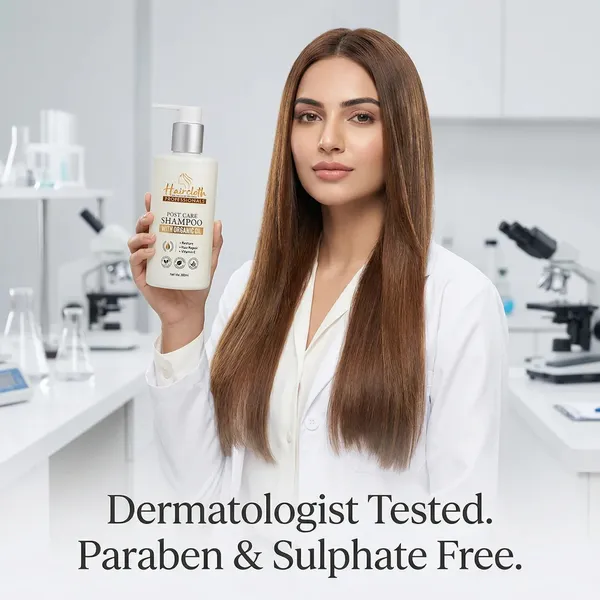 Haircloth_Professionals_Post_Care_Shampoo_300ml_–_Repair,_Moisturizing_&_Strengthening_Shampoo_For_Dry_Damaged_Frizzy_Hair