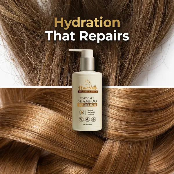 Haircloth_Professionals_Post_Care_Shampoo_300ml_–_Repair,_Moisturizing_&_Strengthening_Shampoo_For_Dry_Damaged_Frizzy_Hair