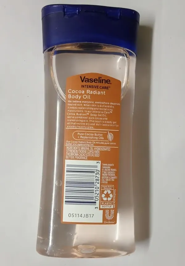 Luxurious_Hydration_Vaseline_Intensive_Care_Cocoa_Radiant_Body_Oil_with_Pure_Cocoa_Butter_Gel_Oil_–_Deep_Moisture_&_Glowing_Skin