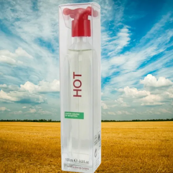 United_Colors_of_Benetton_Hot_Eau_de_Parfum_for_Women_|_Oriental‑Floral,_Warm_&_Fruity_|_Sensual_Everyday_Scent_|_100 ml