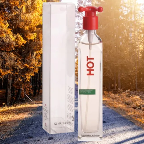 United_Colors_of_Benetton_Hot_Eau_de_Parfum_for_Women_|_Oriental‑Floral,_Warm_&_Fruity_|_Sensual_Everyday_Scent_|_100 ml