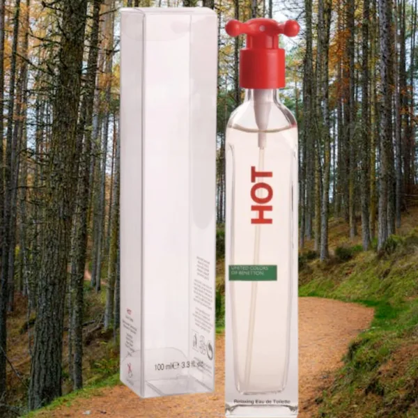 United_Colors_of_Benetton_Hot_Eau_de_Parfum_for_Women_|_Oriental‑Floral,_Warm_&_Fruity_|_Sensual_Everyday_Scent_|_100 ml
