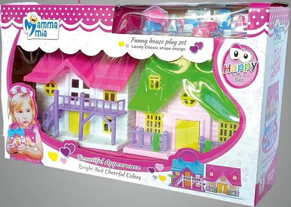Multicolor_Funny_Doll_House_Play_Set_for_Kids