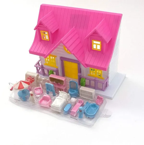 Multicolor_Mini_Dollhouse_for_Girls_House_Play_Set_with_Furniture_(Small_Doll_House_Kids_)