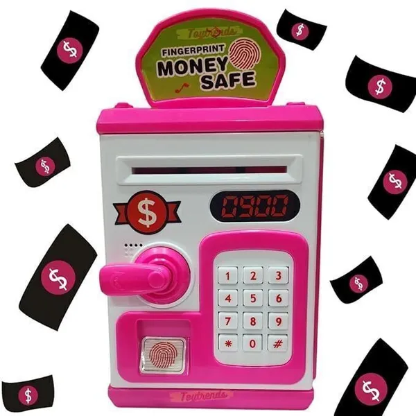Pink_Piggy_Bank_Safe_Box_Money_Coin_ATM_Kids_Coin_Bank