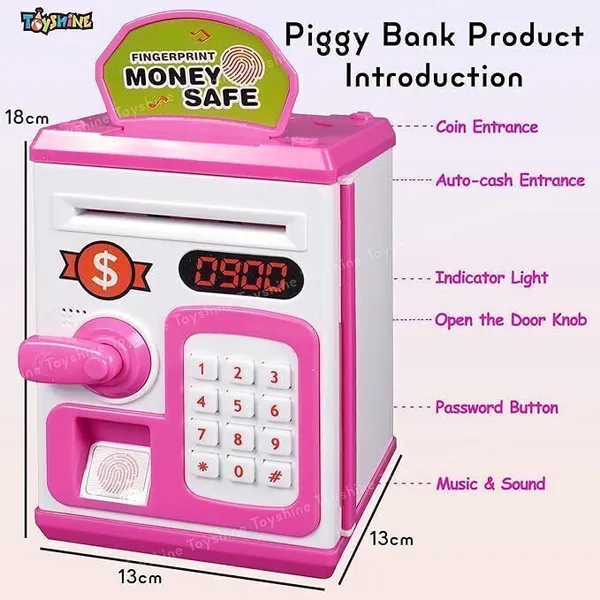 Pink_Piggy_Bank_Safe_Box_Money_Coin_ATM_Kids_Coin_Bank