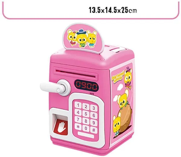 Pink_Piggy_Bank_Safe_Box_Money_Coin_ATM_Kids_Coin_Bank