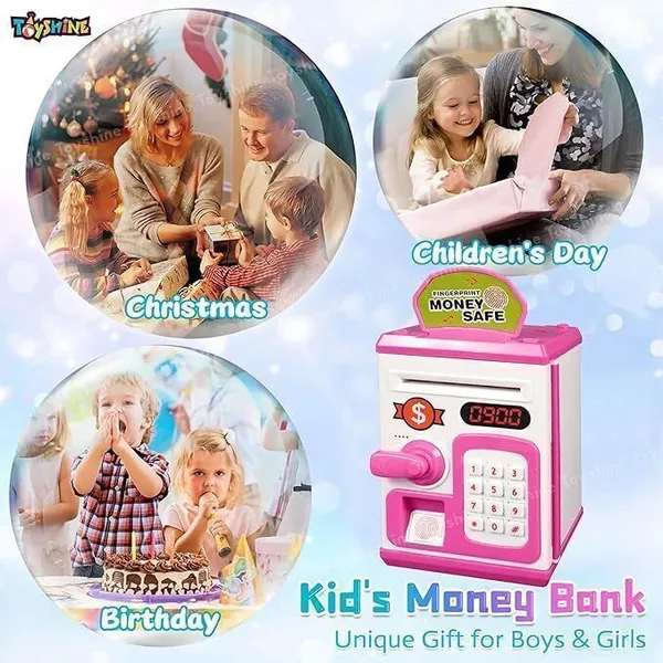 Pink_Piggy_Bank_Safe_Box_Money_Coin_ATM_Kids_Coin_Bank