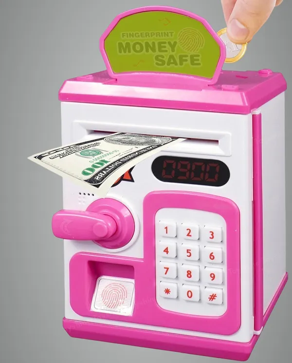 Pink_Piggy_Bank_Safe_Box_Money_Coin_ATM_Kids_Coin_Bank