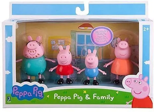 Multicolor_Peppa_Pig_Family_Set_Of_4_Toy_For_Kids