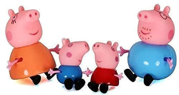 Multicolor_Peppa_Pig_Family_Set_Of_4_Toy_For_Kids