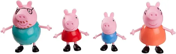 Multicolor_Peppa_Pig_Family_Set_Of_4_Toy_For_Kids