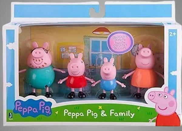 Multicolor_Peppa_Pig_Family_Set_Of_4_Toy_For_Kids