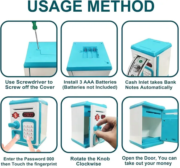 Blue_Piggy_Bank_Safe_Box_Money_Coin_ATM_Kids_Coin_Bank