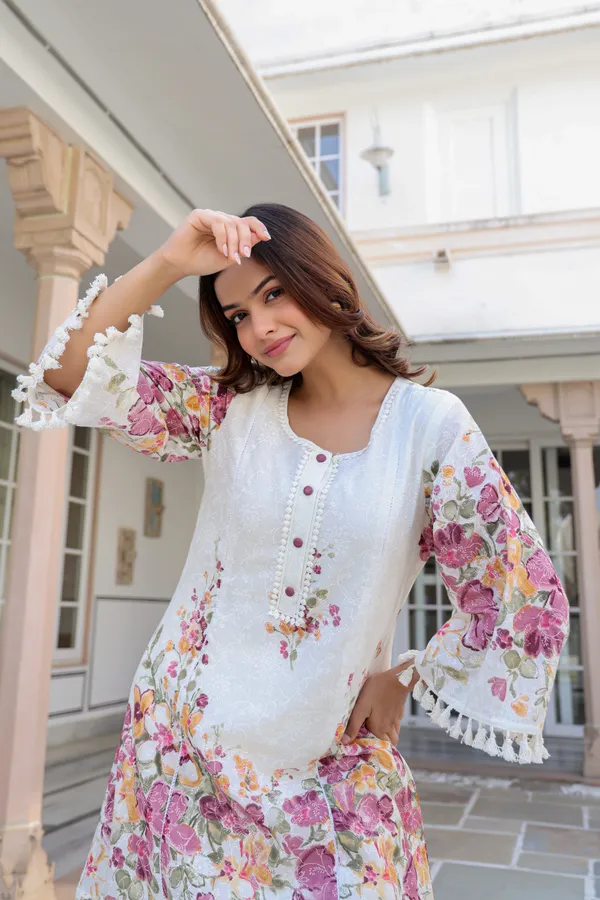 Cotton_white_floral_kurti__with_pant