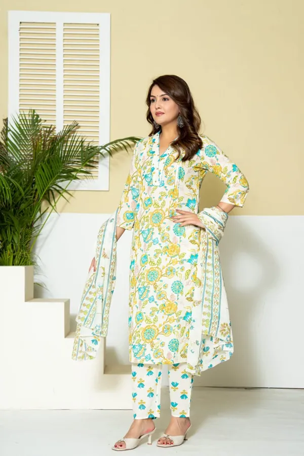 Off_White_Cotton_Straight_3_piece_set_For_Women