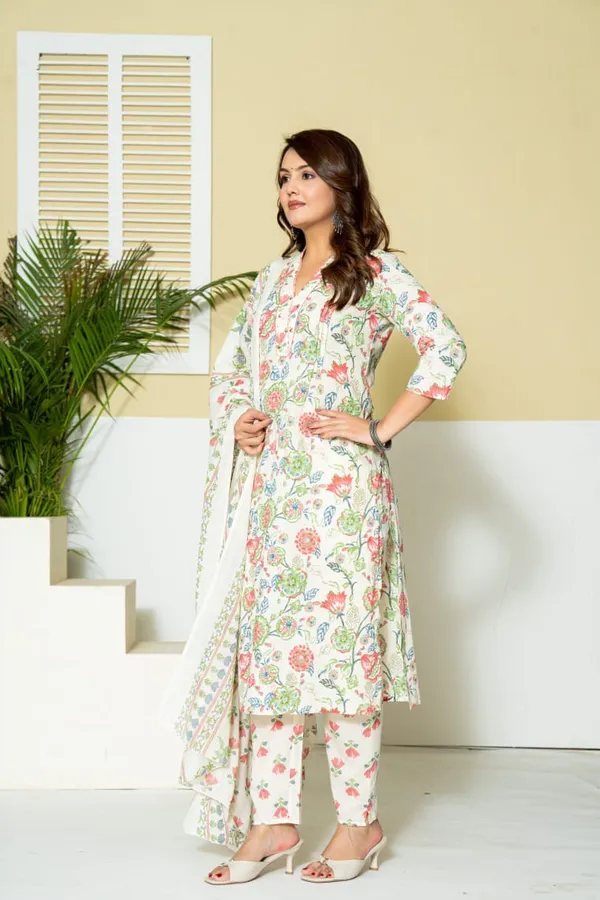Off_White_Cotton_Straight_3_piece_set_For_Women