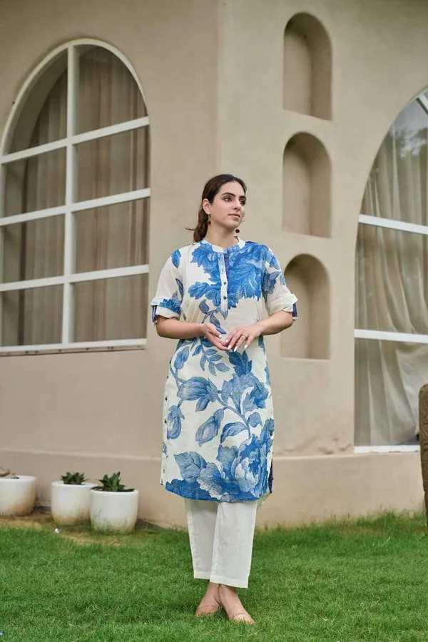 cotton_floral_printed_kurti_with_pant