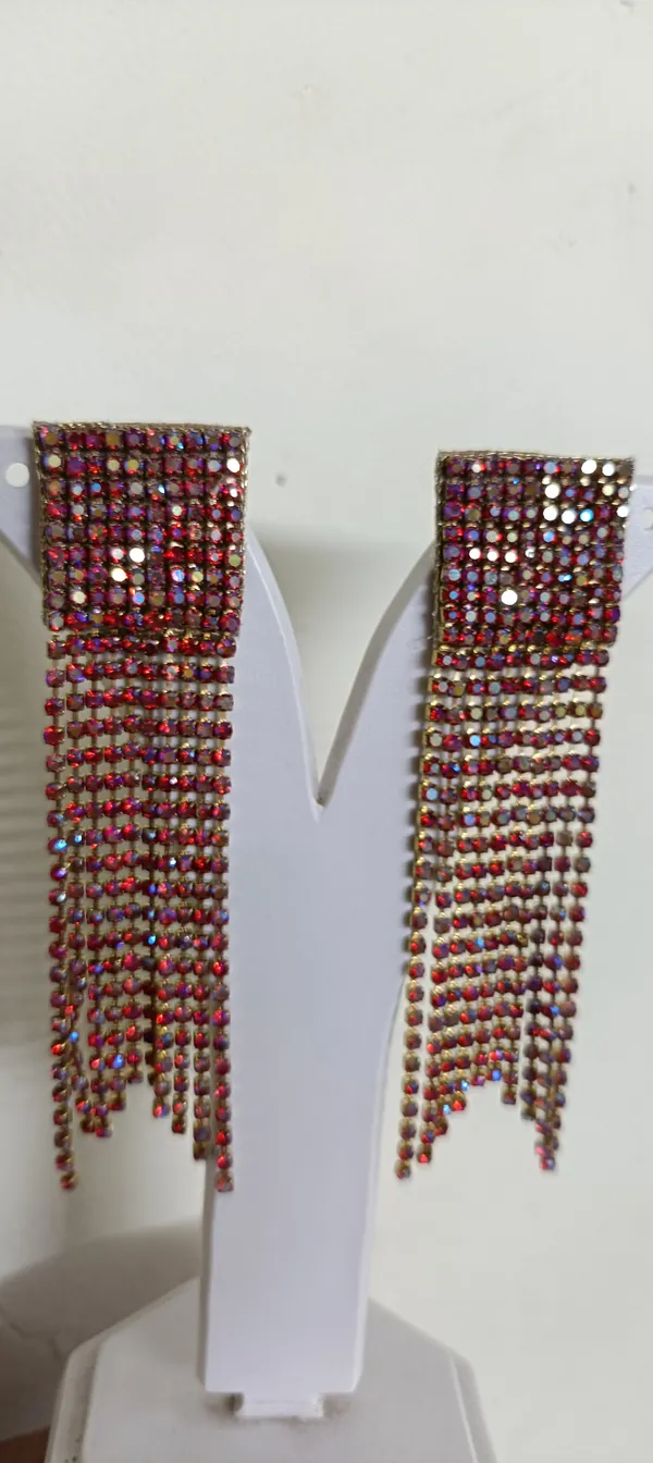 Red_Crystal_Alloy_Tassel_Drop_Earrings_For_Women