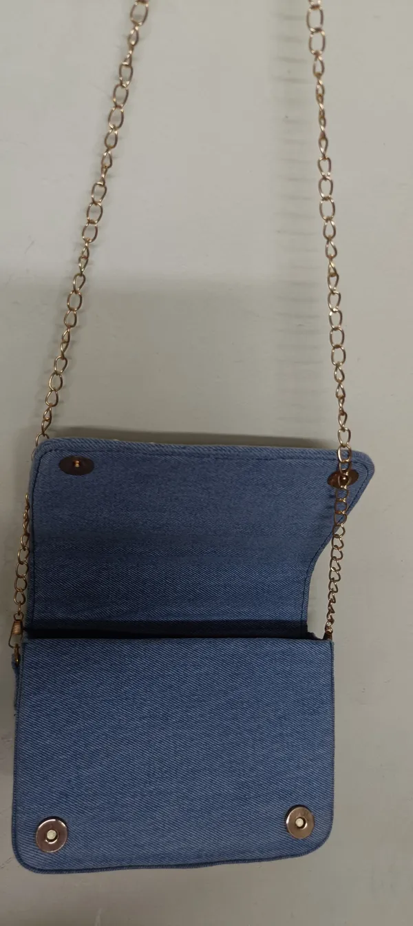Blue_Denim_Gold_Chain_Sling_Bag_For_Women