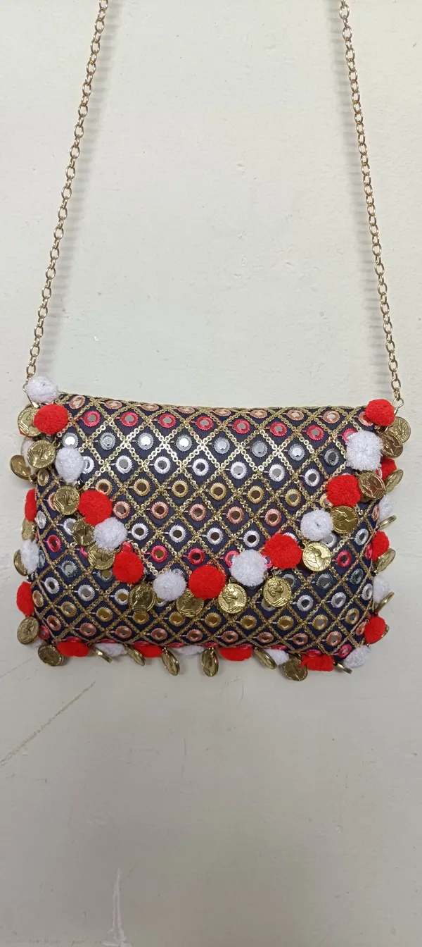 Cotton_Mirror_Work_Embroidered_Sling_Bag_With_Coin_Tassels_For_Women
