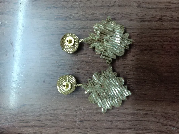 Gold_Beaded_Floral_Stone_Studded_Drop_Earrings_For_Women