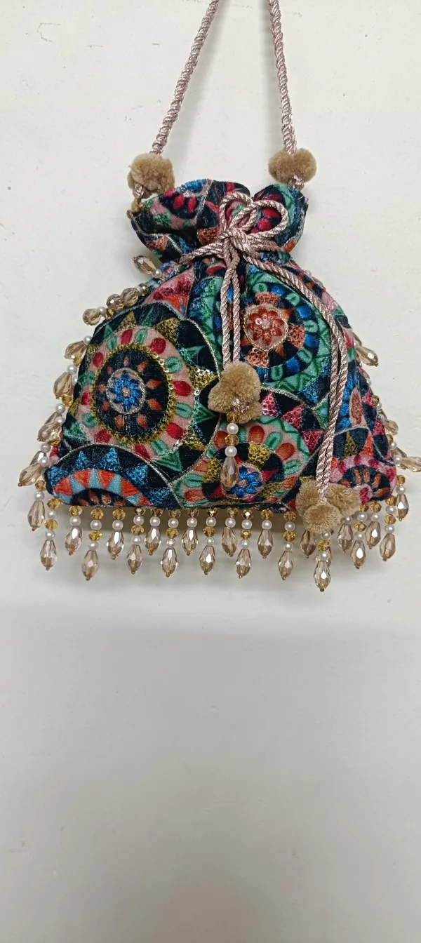 Multicolor_Cotton_Embroidered_Beaded_Tassel_Potli_Bag_For_Women