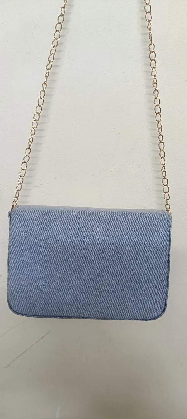 Blue_Denim_Gold_Chain_Sling_Bag_For_Women