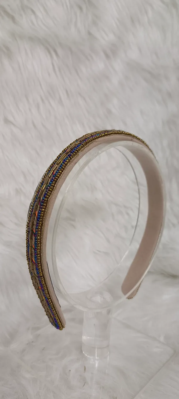 Multicolor_Cotton_Beaded_Embroidered_Hairband_For_Women
