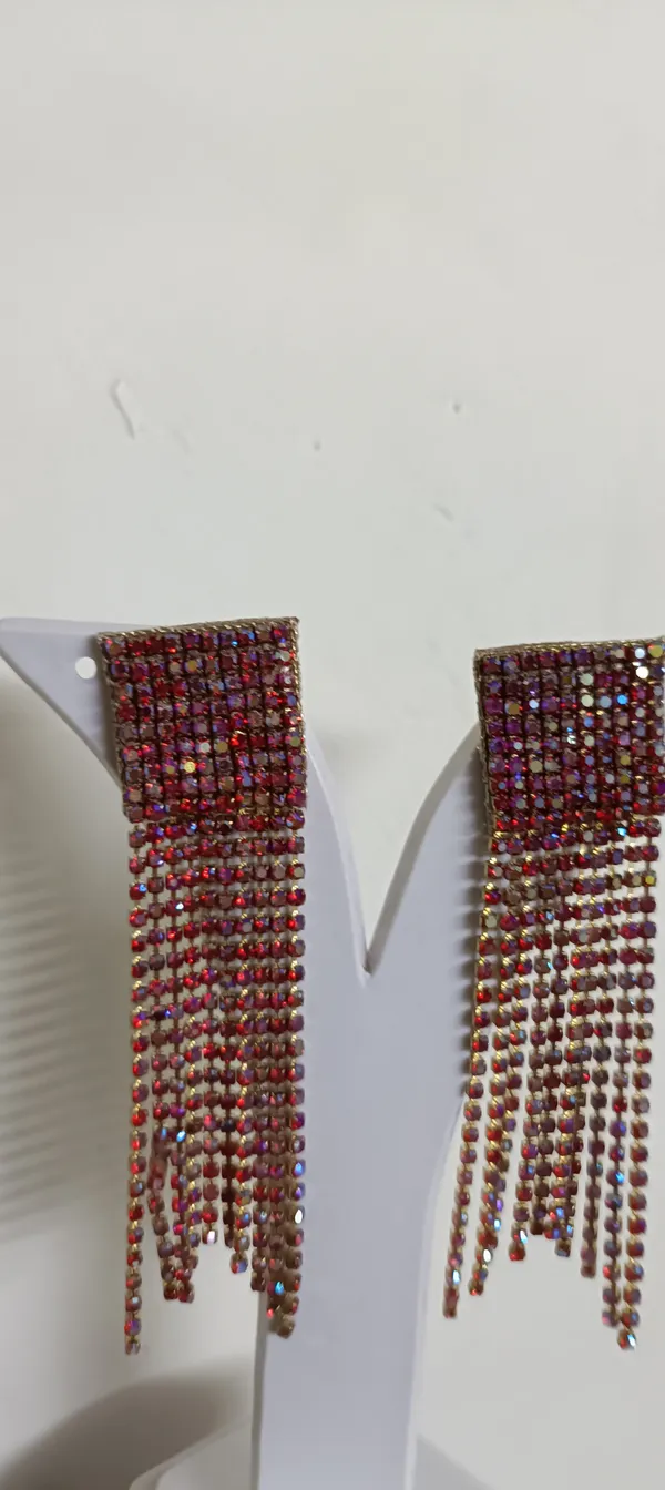 Red_Crystal_Alloy_Tassel_Drop_Earrings_For_Women