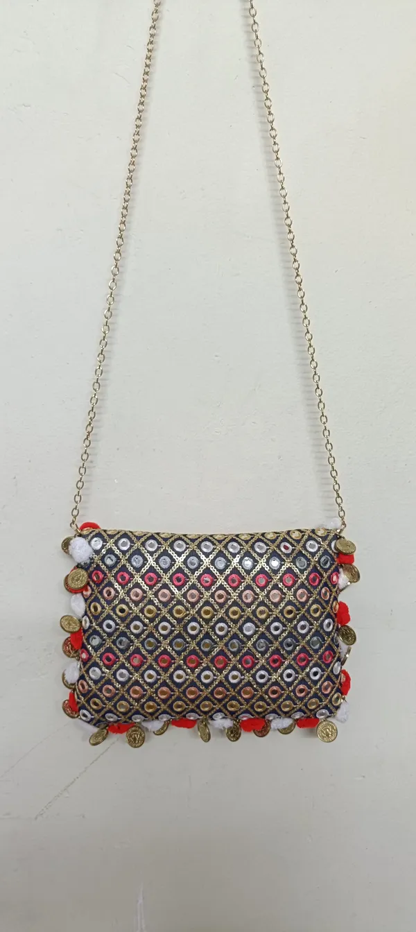 Cotton_Mirror_Work_Embroidered_Sling_Bag_With_Coin_Tassels_For_Women