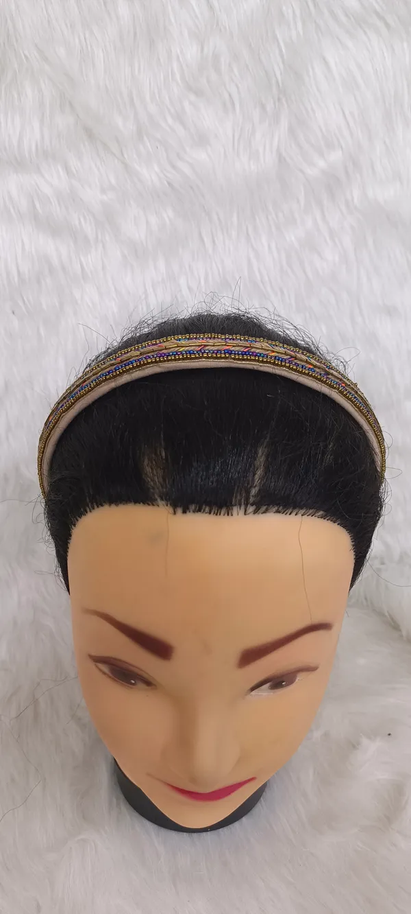 Multicolor_Cotton_Beaded_Embroidered_Hairband_For_Women