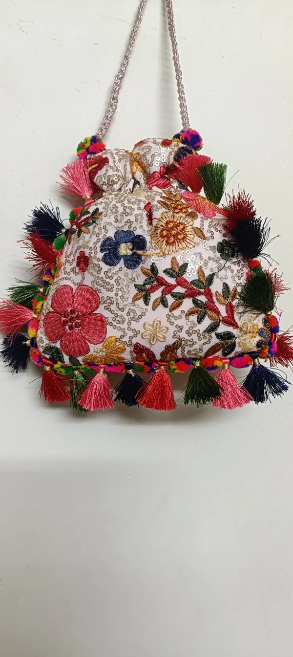 Multicolor_Cotton_Sequin_Embroidered_Potli_Bag_For_Women