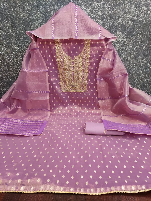 Purple_Premium_Simmer_Butti_Salwar_Suit_Dress_Material_With_Golden_Neck_Work_&_Jacquard_Dupatta_Unstitched