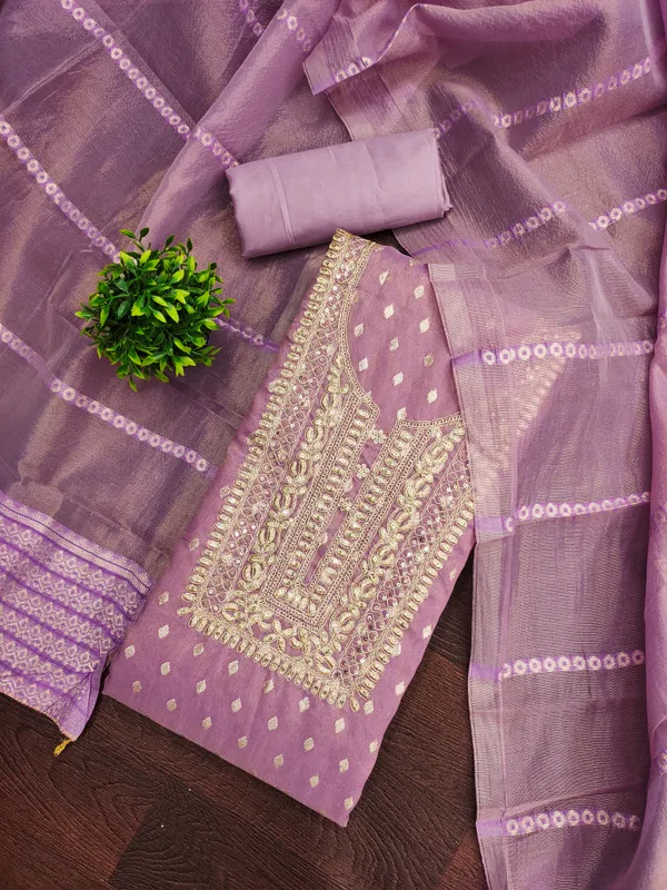 Purple_Premium_Simmer_Butti_Salwar_Suit_Dress_Material_With_Golden_Neck_Work_&_Jacquard_Dupatta_Unstitched