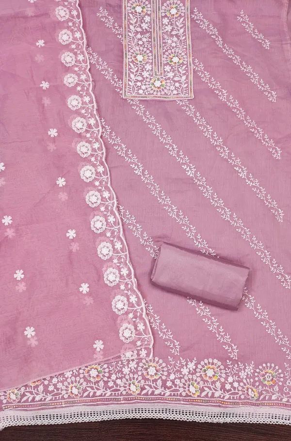 Pink_Chanderi_Cotton_Salwar_Suit_Dress_Material_With_Heavy_White_Thread_Work_&_Embroidered_Dupatta_Unstitched