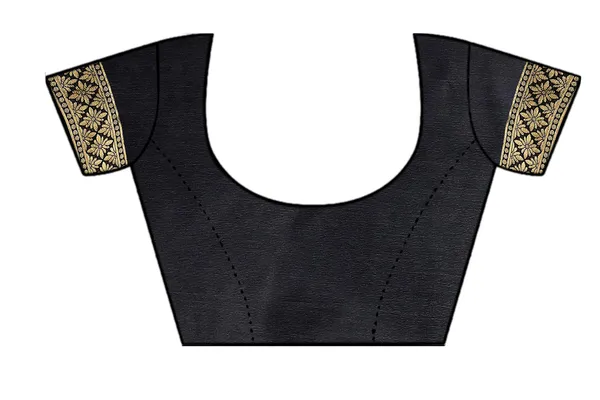 Black_Poly_Silk_Jacquard_Premium_&_Elegant_Banarasi_Kanjivaram_Saree_With_Blouse_Piece_For_Women