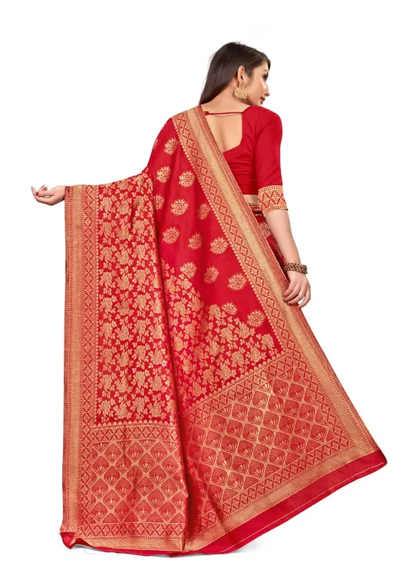 Red_Silk___Premium_&_Elegant_Banarasi_Kanjivaram_Saree_With_Blouse_Piece_For_Women