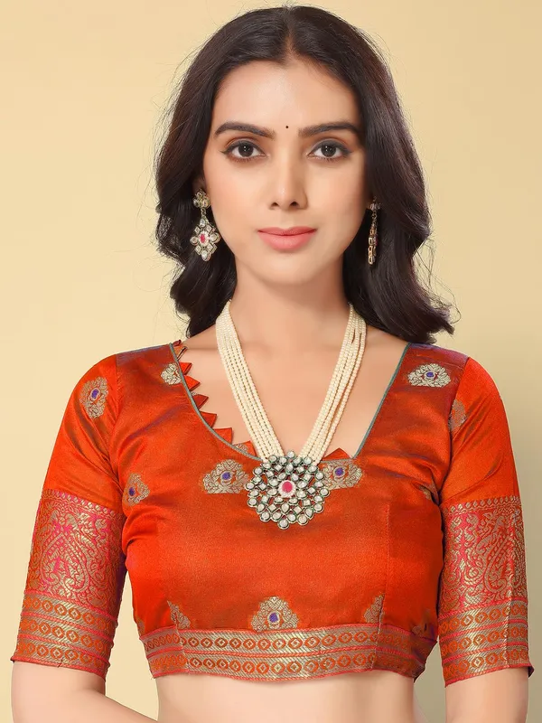 Yellow_Cotton_Silk_Premium_&_Elegant_(_Zari_Ethnic_Motifs_)_Maheshwari_Saree_With_Blouse_Piece_For_Women