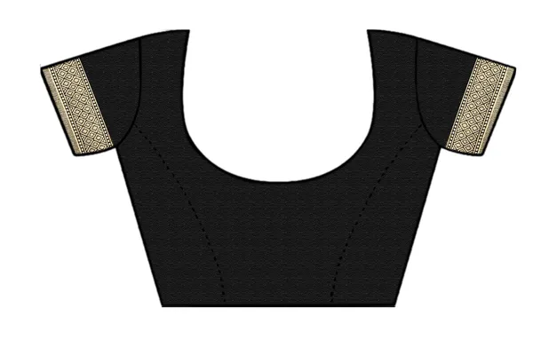 Black_Jacquard_Premium_&_Elegant_Banarasi_Saree_With_Blouse_Piece_For_Women