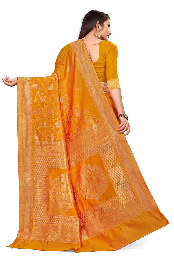 Mustard_Silk___Premium_&_Elegant_Banarasi_Saree_With_Blouse_Piece_For_Women